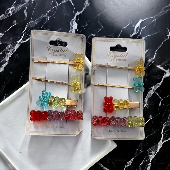 Gummy bear, hair clips - Picture 1 of 1